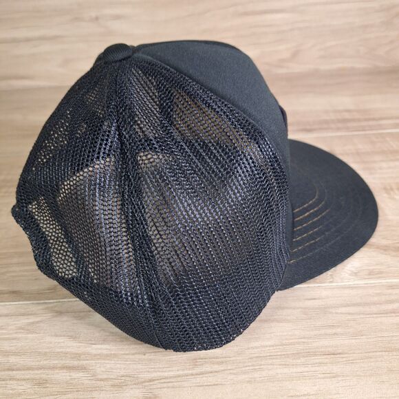VINTAGE Ryder Truck Rental Black  Mesh SNAPBACK TRUCKER Hat NORFOLK Virginia. - Picture 3 of 9